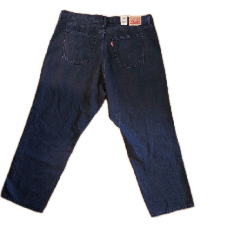 Levis 94 Baggy Wide Leg Jeans Womens 18Wx30 Black Mid Rise Denim Pants NEW